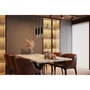 LOOPEZ Lâmpada Colgante "Loopez 1" (SOL-SL.0946) - Lampe suspendue noire mate avec finition chromée, cuivrée ou dorée - Collection minimaliste
