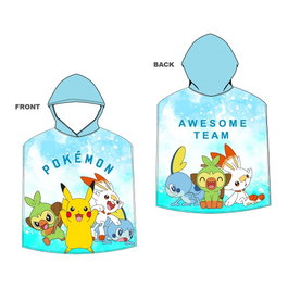 New Import Poncho de plage enfant Pokémon 55 x 110 cm