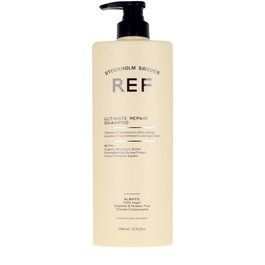 Ref Shampoing RÉPARATEUR ULTIME 1000 ml Shampoing sans sulfates enrichi d'extraits végétaux pour restaurer et protéger les cheveux.