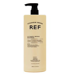 Ref Shampoing RÉPARATEUR ULTIME 1000 ml Shampoing sans sulfates enrichi d'extraits végétaux pour restaurer et protéger les cheveux.