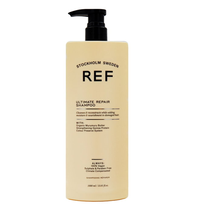 Ref Stockholm Shampooing Ultimate Repair Réparation et Renforcement Capillaire Sans Sulfates - 1000 ml Ref Stockholm Shampooing Ultimate Repair Réparation et Renforcement Capillaire Sans Sulfates - 1000 ml