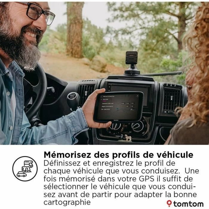 TomTom GO Camper Max 2ème génération Premium Pack - 7 pouces - Carte Monde TomTom GO Camper Max 2ème génération Premium Pack - 7 pouces - Carte Monde