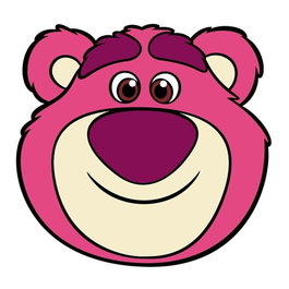 DISNEY - Coussin 3D Lotso (Toy Story Pixar) - Coussin décoratif - 30x40 cm