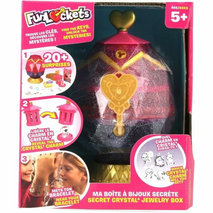 Funlockets Boîte à bijoux Multicouleur avec plus de 20 surprises