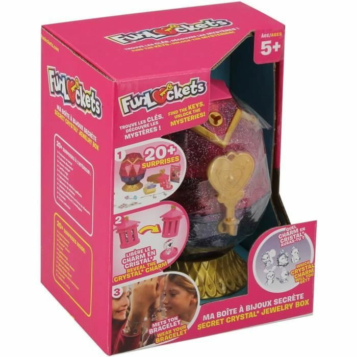 Funlockets Boîte à bijoux Multicouleur avec plus de 20 surprises