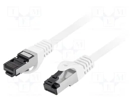 LANBERG Cordon de raccordement Cat 8.1 S/FTP RJ45 1m blanc