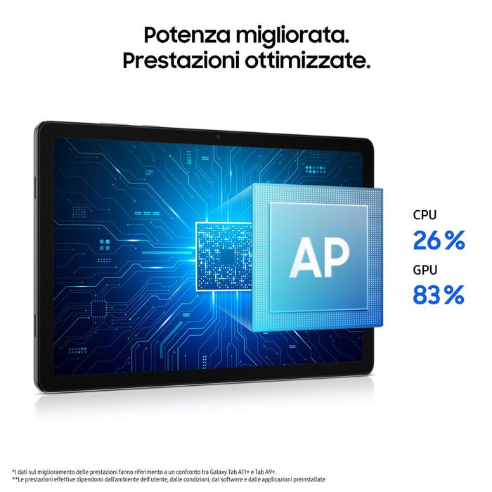 Tablette Samsung SM-X230N 11" Octa Core 6 GB RAM 128 GB Argenté