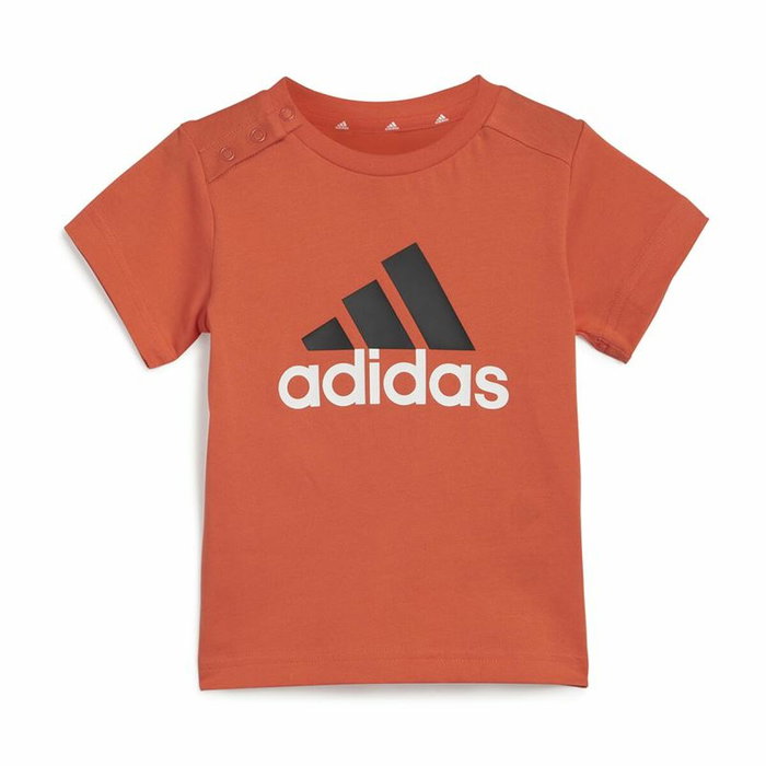 Ensemble de Sport pour Bébé Adidas I Bl Co Set Noir Rouge