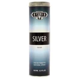 Cuba Silver Eau de Toilette pour hommes 100 ml