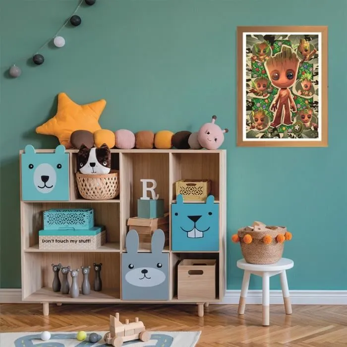 Clementoni - Puzzle 104 pièces Marvel - Groot, 38 x 27 cm, pour enfants