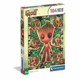 Clementoni Puzzle Marvel I Am Groot 104 pièces