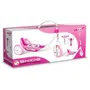 Stamp Trottinette 3 Roues SKIDS CONTROL Rose - Ajustable, Plateau Antidérapant, Poignées Sécurisées - Enfant Dès 3 Ans