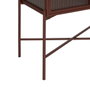 BigBuy Home Vitrine avec Double Porte en Cristal Tuile Verre Fer