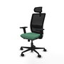 Piqueras y Crespo Haches Chaise de Bureau Vert Émeraude et Noir