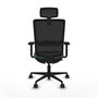 Piqueras y Crespo Haches Chaise de Bureau Vert Émeraude et Noir
