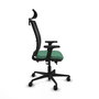Piqueras y Crespo Haches Chaise de Bureau Vert Émeraude et Noir