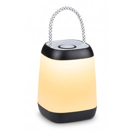 Grundig Lanterne portable avec poignée en corde, blanc froid