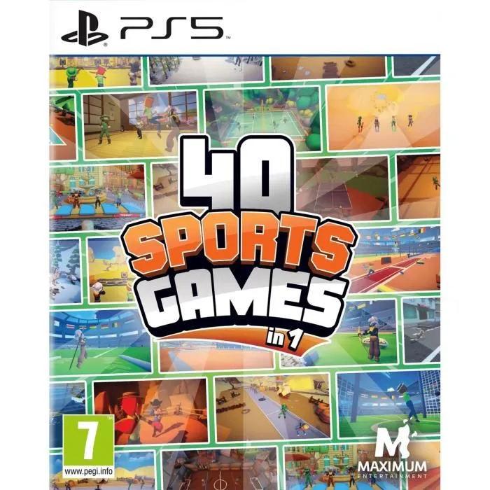 Just For Games - 40 Sports Games in 1 - Jeu de sport pour console PlayStation 5 (PS5) Just For Games - 40 Sports Games in 1 - Jeu de sport pour console PlayStation 5 (PS5)