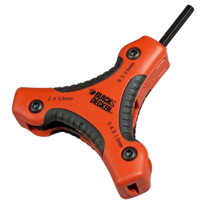 Clés hexagonales pliantes Black & Decker bdht0-71628