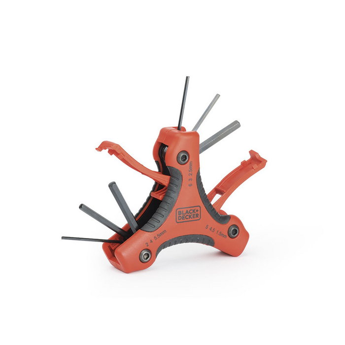Clés hexagonales pliantes Black & Decker bdht0-71628
