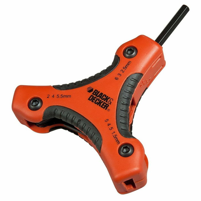 Clés hexagonales pliantes Black & Decker bdht0-71628