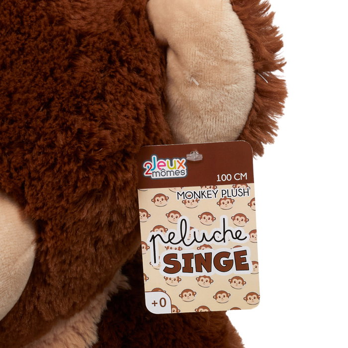 Jeux 2 momes Peluche Mono 100 cm