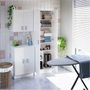 Armoire Forés Blanc ABS Mélamine 59 X 27 X 60 CM