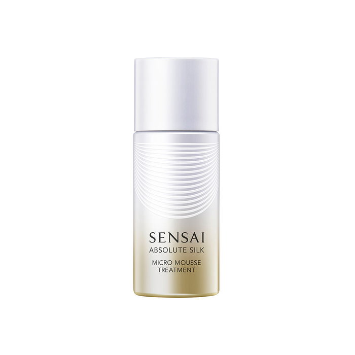 Sensai Lot de 3 mousses nettoyantes microcarbonatées Absolute Silk, Mousse nettoyante 180ml + Lait 20ml + Mousse traitante 30ml