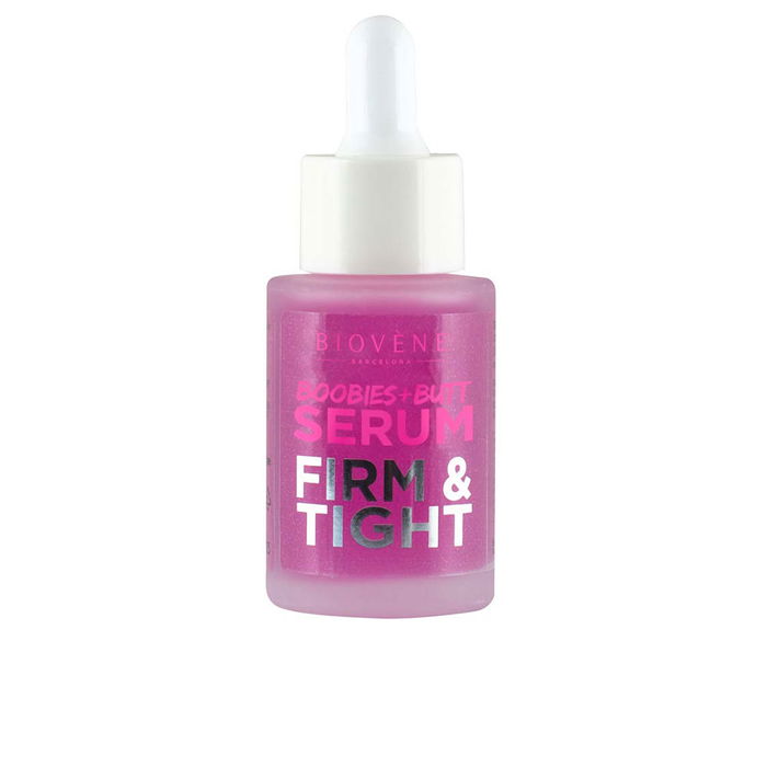 Biovène Sérum Fermeté & Raffermissant pour le Corps, aux Fraises Bio, Peptides et Caféine, 30 ml