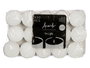 Acorde Lot de 30 bougies chauffe-plat blanches 3H 18x2x11 cm (Set de 24)
