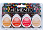 Tsukineko Set de 4 tampons encreurs goutte MEMENTO crépuscule doré