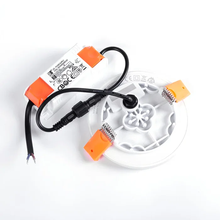 Placa LED IP65 8W 535Lm 2700K Circular sin Marco Blanco Cálido Placa LED IP65 8W 535Lm 2700K Circular sin Marco Blanco Cálido