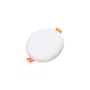 Placa LED IP65 8W 535Lm 2700K Circular sin Marco Blanco Cálido