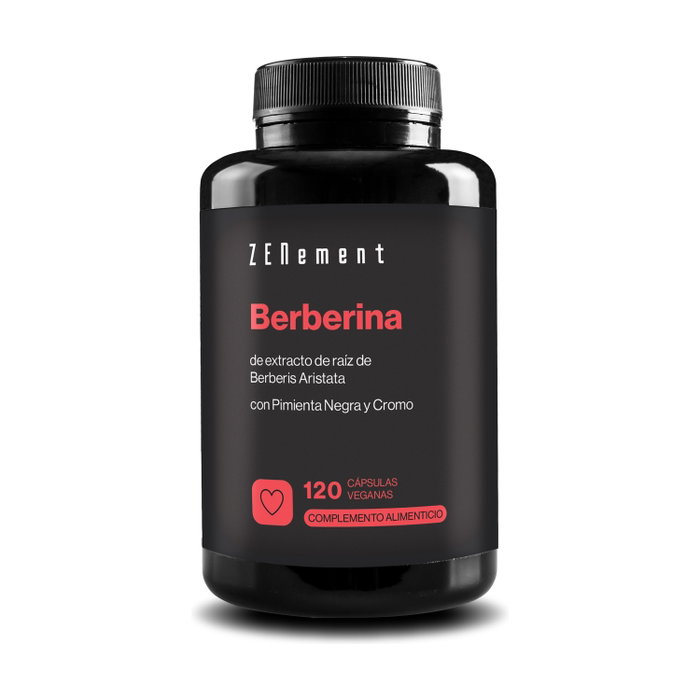 Zenement Berberine 500 mg avec Poivre Noir et Chrome, 120 capsules Zenement Berberine 500 mg avec Poivre Noir et Chrome, 120 capsules