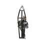 BigBuy Home Décoration d'Halloween Squelette en Cage 40 x 13 cm