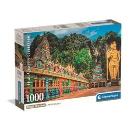 Clementoni Puzzle Compact 1000 pièces - Painted Batu Caves