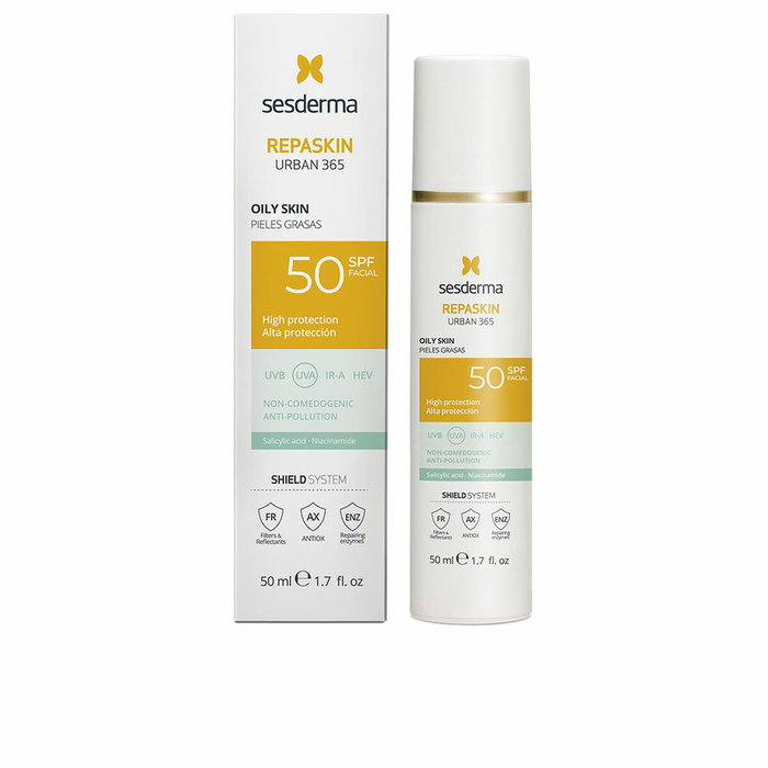 Sesderma REPASKIN URBAN 365 SPF50 Photoprotecteur Peaux Grasses 50 ml