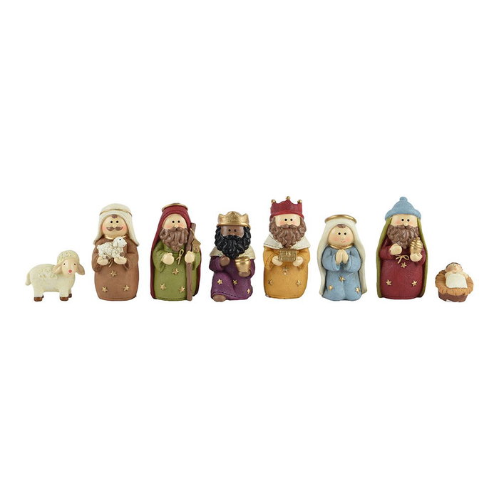 Basics Nacimiento belén en poliresina, 8 figures Basics Nacimiento belén en poliresina, 8 figures