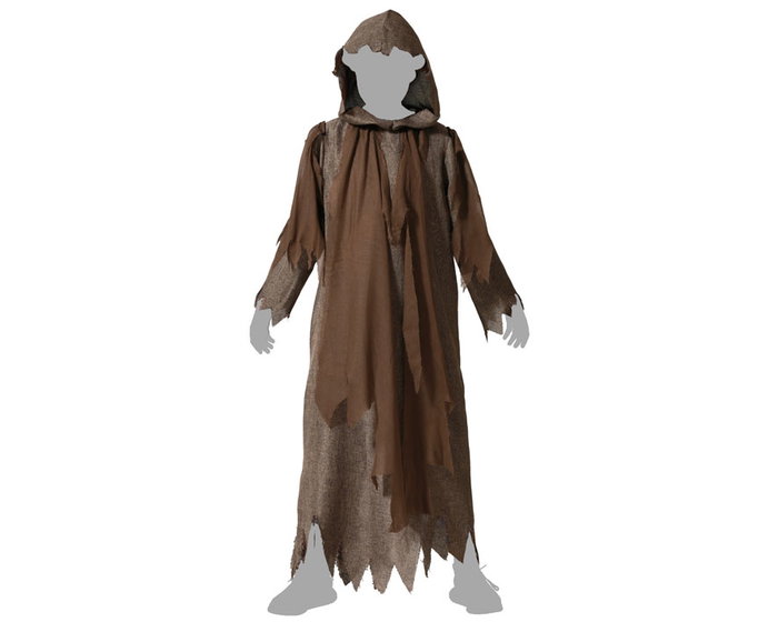 atosa Déguisement Enfant Mago Oscuro avec Tunique et Capuche Marron atosa Déguisement Enfant Mago Oscuro avec Tunique et Capuche Marron