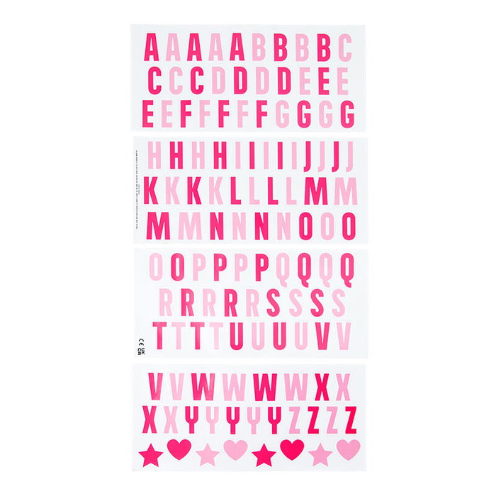 Paladone Panneau Barbie métal 25x10cm avec stickers personnalisables réversible