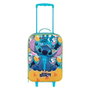 Karactermania Valise à roulettes souple enfant Lilo et Stitch 3D - 52x33x17 cm (Cabine) - 2 roues, poignée réglable