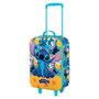 Karactermania Valise à roulettes souple enfant Lilo et Stitch 3D - 52x33x17 cm (Cabine) - 2 roues, poignée réglable