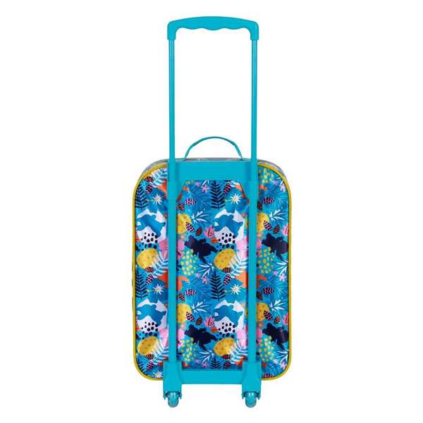 Karactermania Valise à roulettes souple enfant Lilo et Stitch 3D - 52x33x17 cm (Cabine) - 2 roues, poignée réglable