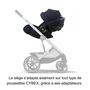 Cybex Cloud G i-Size Plus Siège Auto Groupe 0/1 (Naissance à 2 ans, 40-87 cm, 13 kg) - Coque Bébé Inclinable & Évolutive - Ocean Blue Navy Blue
