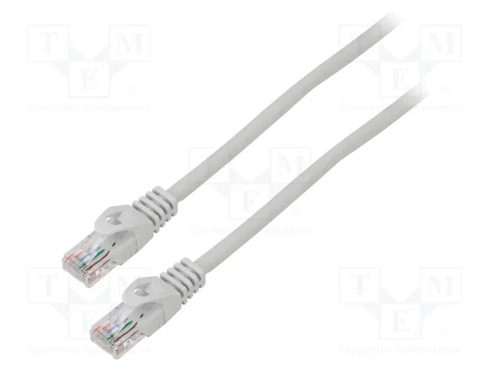Lanberg Câble Ethernet Cat 6 U/UTP 7,5m gris