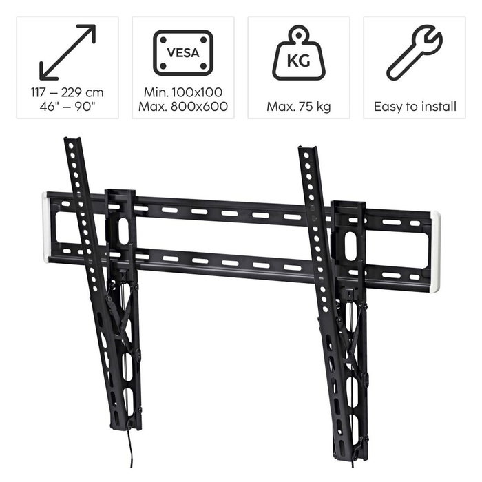 Support de TV Hama 00220818 100" 75 Kg Support de TV Hama 00220818 100" 75 Kg