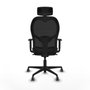 Piqueras y Crespo Chaise de Bureau 1D036G2 Gris foncé