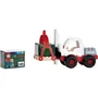 Klein - 8626 - Camion de bricolage Bosch à assembler, avec plus de 80 pièces, tracteur, remorque, grue et chariot élévateur, jouet de construction pour enfants dès 3 ans
