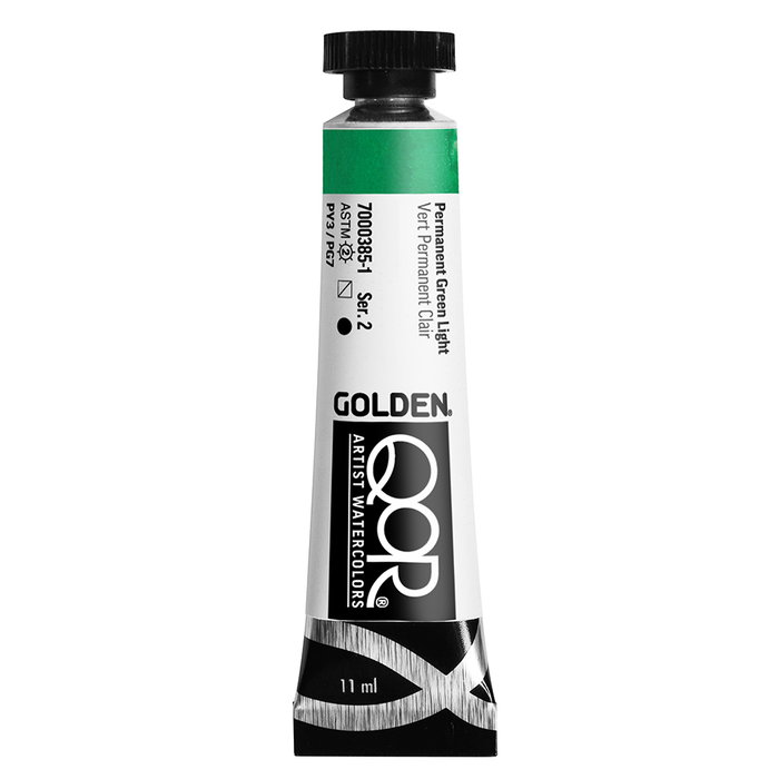 QoR Aquarelle Permanente Vert Clair 11 ml QoR Aquarelle Permanente Vert Clair 11 ml