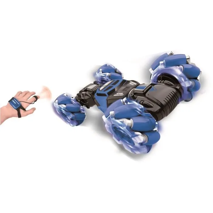 Lexibook Voiture télécommandée tout-terrain EXTReME CROSSLANDER avec contrôle gestuel, effets lumineux et rechargeable